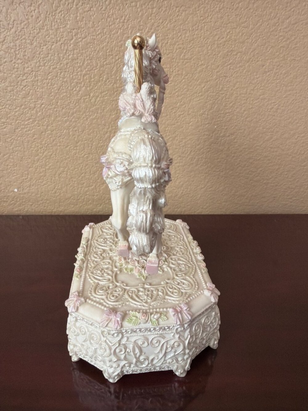 1998 San Francisco Music Box Some Enchanted Evening Carousel Horse Parker Fulton - Picture 6 of 16